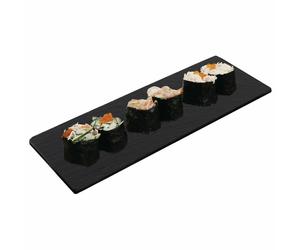 Olympia Smooth Edged Slate Platters - Natural Slate 2 Pack - 280 x 100 mm