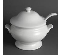 Olympia Soup Tureen and Ladle 2.5Ltr 88oz Porcelain
