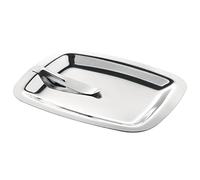 Olympia Square Stainless Steel Tip Tray With Bill Clip