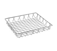 Olympia St/St Wire Display Basket 350X300X50mm Stainless Steel Holder Bakeries