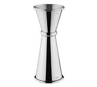 Olympia Stainless Steel Banded Bar Jigger Measure, 25ml & 50ml | Banded for extra durability and matches other barware, providing reliable commercial service.