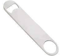 Olympia Stainless Steel Bar Blade Bottle Opener D866 180mm, 2X40X180mm | Pops crown caps instantly; built for high-volume bartenders and busy hospitality environments to speed up drink service.