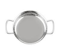Olympia Table Presentation Handled Dish Stainless Steel Hammered, 150 mm