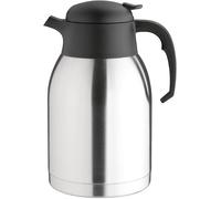 Olympia Stainless Steel Insulated Vacuum Jug 2Ltr, 248x143mm | Secure screw top