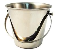 Olympia Stainless Steel Mini Chip Bucket with Handle, 500ml, 10cm