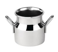 NISBETS CL203 Mini Milk Churn, Stainless Steel, Small, 60 mL, 2 oz., 45 diameter, 45 mm H