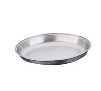 Olympia Oval 12in Undivided Vegetable Dish Made of Stainless Steel