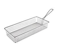 Olympia Deep Rectangular Presentation Basket of Stainless Steel Dishwasher Safe