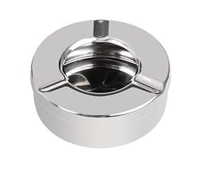 Olympia Stainless Steel Windproof Table Ashtray Portable Cigarette Smoking