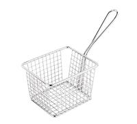Olympia Stainless Steel Wire Fries Basket 80x120x100mm, Large