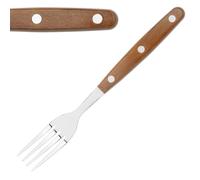 Olympia Steak Forks PP Wood Effect Handle (Box 12)