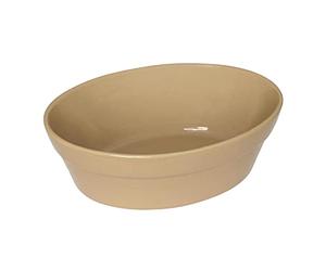 Olympia Stoneware Oval Mini Oven Bowls Set 142 x 95 x 40mm, 235ml (6 Pack) - Small Pie Dish, Serving Bowls C104