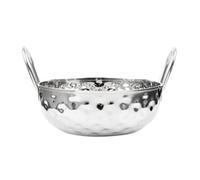 Olympia Table Presentation Hammered Kadai Dish Stainless Steel 150mm