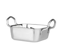 Olympia Table Presentation Square Dish Stainless Steel, 115x115mm