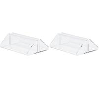 Olympia Tent Holder Acrylic Clear (Pack of 2)