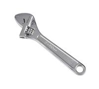 Olympia Tools 10"""""""" Adjustable Wrench Heavy Duty Drop Forged Steel Chrome Plated Precision Machined Jaws Rust Resistant