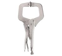 Olympia Tools 11" Locking C-Clamp, Silver (11-411)
