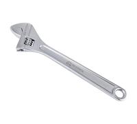 Olympia Tools 18" Adjustable Wrench, Heavy Duty Drop Forged Steel, Chrome Plated, Precision Machined Jaws, Rust Resistant