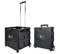 Olympia Tools 85-010 Grand Pack-N-Roll Portable Tools Carrier with Telescopic Handle, 80 Lb. Load Capacity, Black