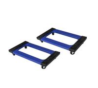 Olympia Tools Plastic Furniture Dolly for Moving with 2000 LB Capacity, 18 x 30 in, Fully Assembled (Two Packs)