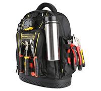 Olympia Tools Tool Backpack Moulded Waterproof Base Padded Shoulder Straps Breathable Padded Back for Comfort