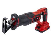 Olympia Tools X20S™ Reciprocating Saw 20V 1 x 2.0Ah Li-ion Comfortable Soft Grip Handle and an Adjustable Base Also Offers Tool-Less Blade Change