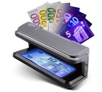 Olympia UV 587 Banknote Checker | 365nm UV Light for Banknote Checking | 2 Strong UV LEDs 3W | Counterfeit Checker for Notes | Money Checker with USB Port | Banknote Tester