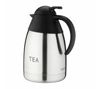 Olympia Vacuum Jug Domed Lid Tea Stainless Steel