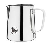 Olympia Vegan Milk Jug Stainless Steel 570ml - Hot Drink Foam Maker for Latte, Cappuccinos, Macchiato HC609