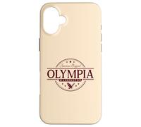 Olympia Washington - Olympia WA Label Case for iPhone 16 Plus