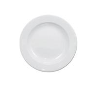 Olympia White Ware Porcelain Deep Round Service Plates 270mm, 6pc