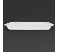 Olympia Whiteware 1/1 Full Gastronome 540X330X65mm Porcelain Dish