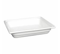 Olympia Whiteware 1/2 Gastronorm Pans - 100mm Freezer and Dishwasher Safe