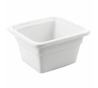 Olympia Whiteware 1/6 Gastronorm Pans - 100mm Freezer and Dishwasher Safe