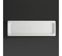 Olympia Whiteware 1/1 GN Porcelain Gastronorm Dish 30mm, 30X165X530mm