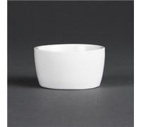 Olympia White Ware Butter Pads 62mm Porcelain Dish Plates Innovative Design 12pc