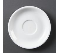 Olympia Whiteware Cappuccino Saucers (Pack of 12) - CB470