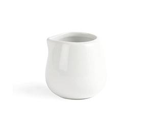 Olympia Whiteware Compact Jugs 85ml (12 Pack) - Reusable Mini Creamer Pitcher C204