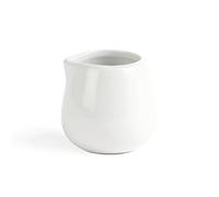 Olympia Whiteware Compact Porcelain Jugs 85ml C204, White - Pack of 12 | Ergonomic spout ensures drip-free pouring, while rolled edges resist chipping in busy commercial cafes and restaurants.