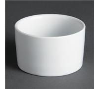 Olympia Whiteware Contemporary Ramekins 70mm Porcelain Dishes Bakeware 12pc