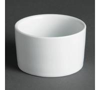Olympia Whiteware Contemporary Ramekins - Dishwasher Safe 70mm Pack of 12