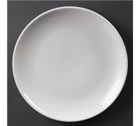 Olympia Whiteware Coupe Plates 250mm (12 pack)