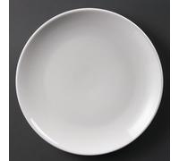 Olympia Whiteware Coupe Plates 250mm (Pack of 12) - U079