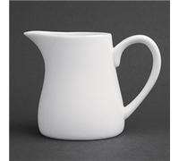 Olympia Whiteware Cream and Milk Jugs 212ml (6 Pack)
