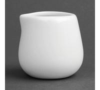 Olympia Whiteware Cream and Milk Jugs in White - Porcelain - 85 ml 3 Oz - 12 pc