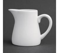 Olympia Whiteware Cream / Milk Jugs with Handle - 170ml Pack of 6