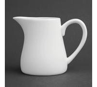Olympia Whiteware Cream / Milk Jugs with Handle - 212ml Pack of 6