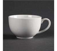 Olympia Whiteware Elegant Cups 230ml 8oz (12 Pack)