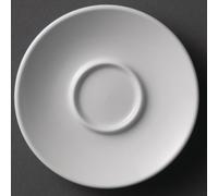 Olympia Whiteware Espresso Saucers 120mm (Pack of 12) - Y112