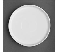 Olympia Whiteware Flat Round Plates 150mm (Pack of 6) Pack of 6
